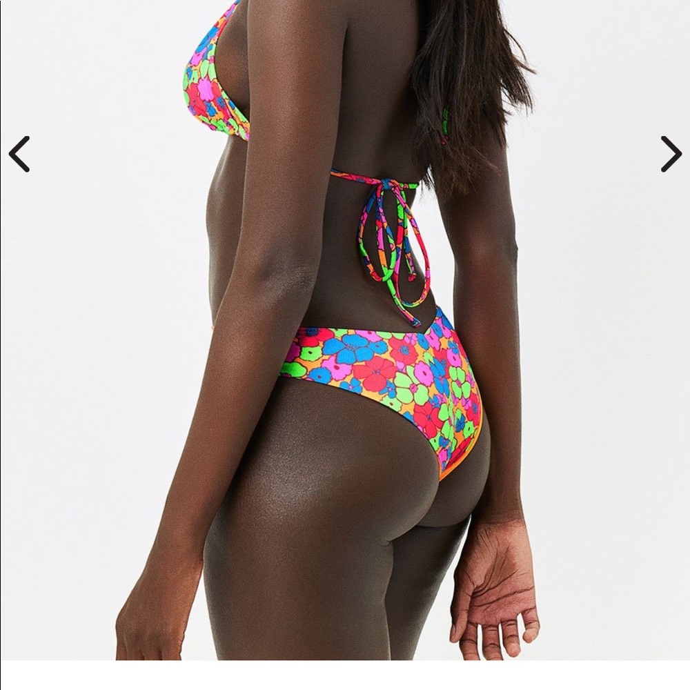 BASH HIGH WAIST BIKINI BOTTOM - GROOVY